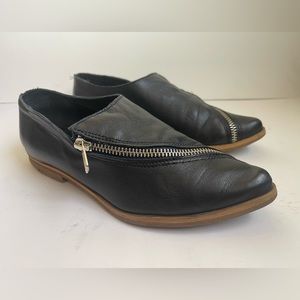 Imelda Leather Zipper Shoe